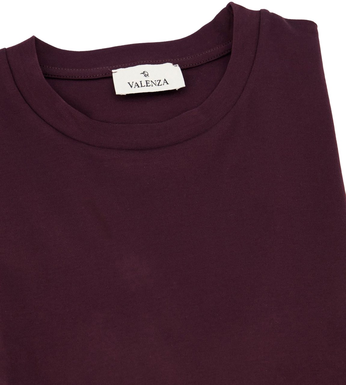 Valenza Heren Interlock Supima T-Shirt Rood Geel