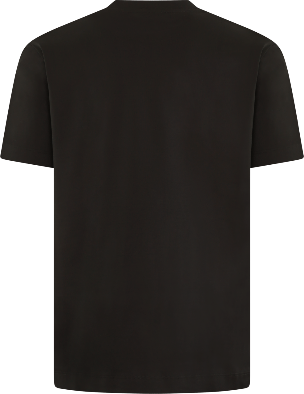 Valenza Heren Interlock Supima T-Shirt Zwart Zwart