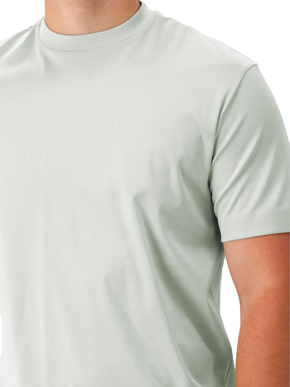 Valenza Valenza T-shirt Groen Interlock Supima Venice Green Groen