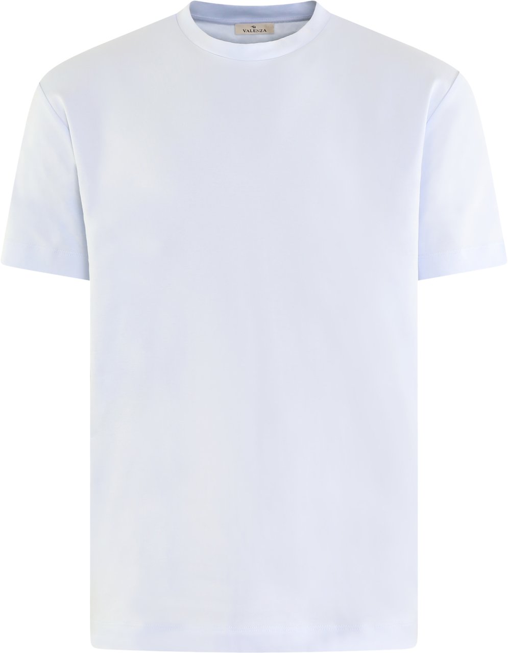 Valenza Heren Interlock Supima T-Shirt Blauw Blauw