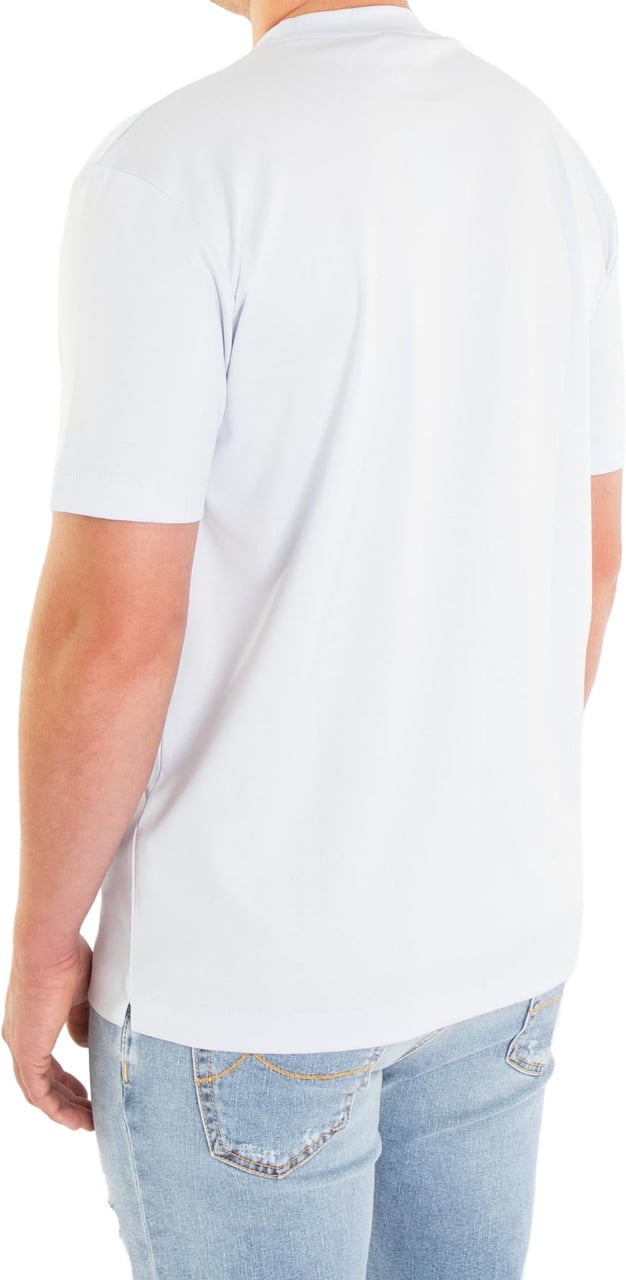Valenza Heren Interlock Supima T-Shirt Blauw Blauw