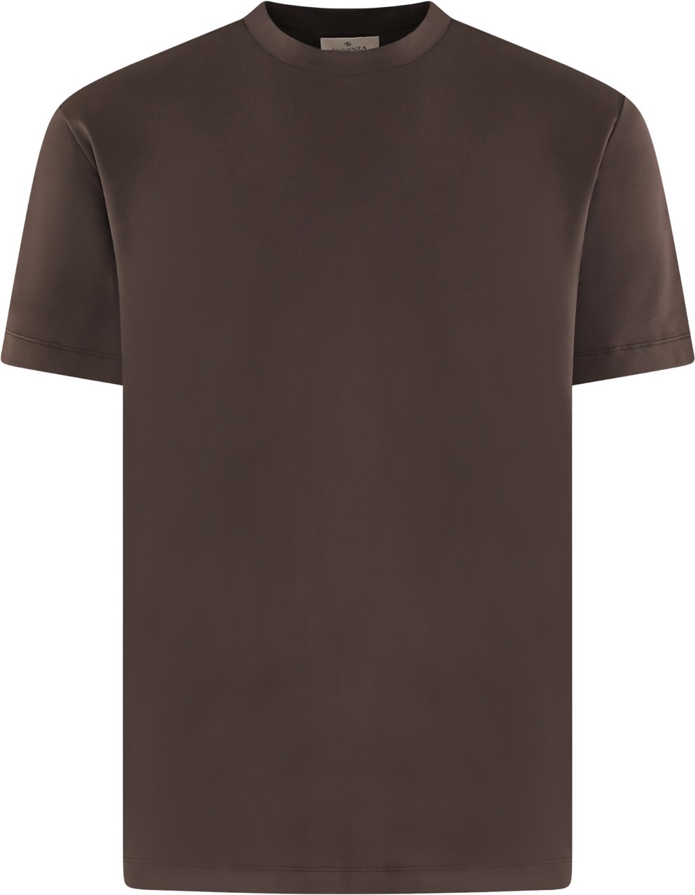 Valenza Heren Interlock Supima T-Shirt Bruin Bruin