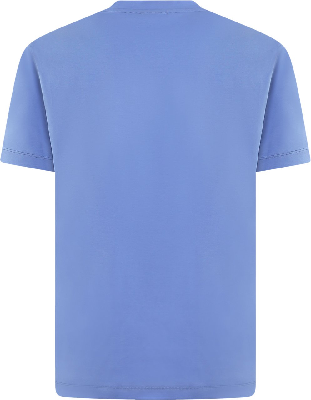 Valenza Heren Interlock Supima T-Shirt Blauw Blauw