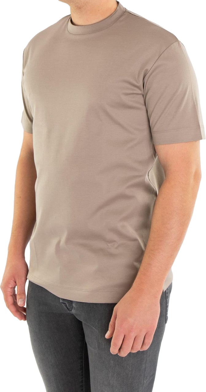 Valenza Heren Interlock Supima T-Shirt Grijs Grijs