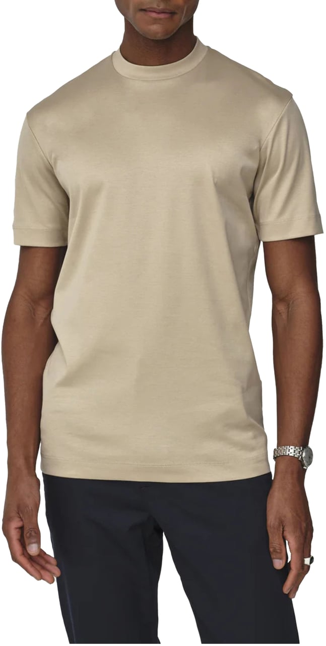 Valenza Valenza Interlock Supima T-shirts Beige 1001 Beige
