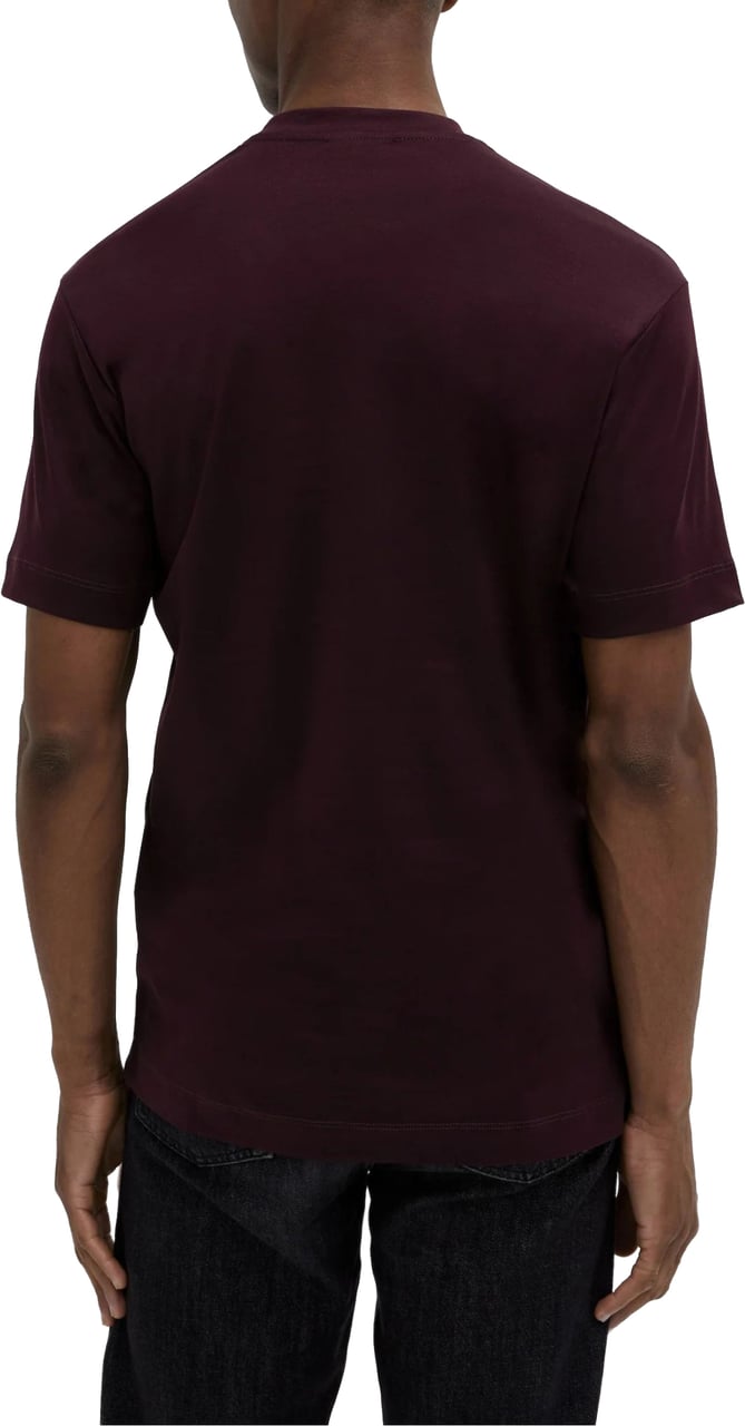 Valenza Interlock Supima T-shirts Bordeaux 1001 Rood