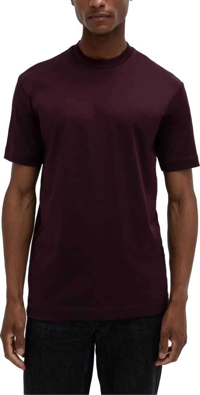Valenza Interlock Supima T-shirts Bordeaux 1001 Rood