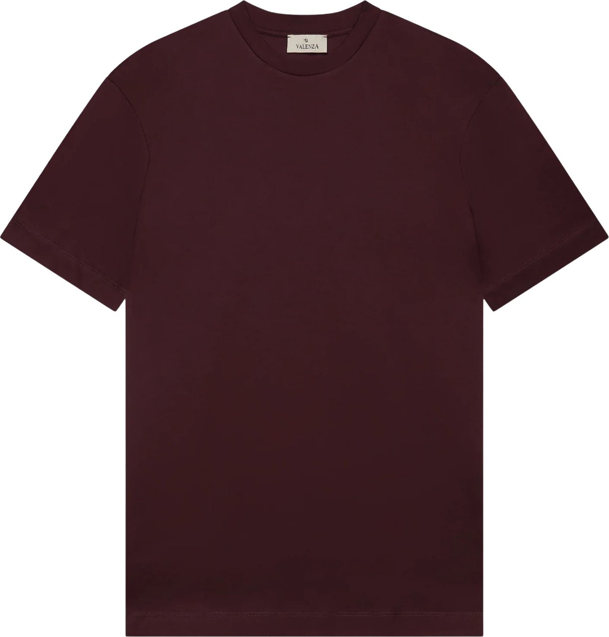 Valenza Interlock Supima T-shirts Bordeaux 1001 Rood