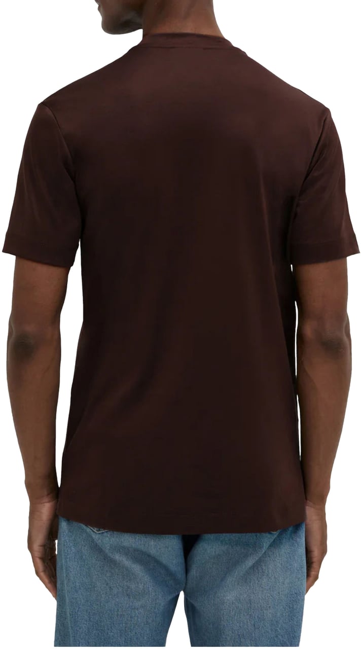 Valenza Valenza Interlock Supima T-shirts Donkerbruin 1001 Bruin