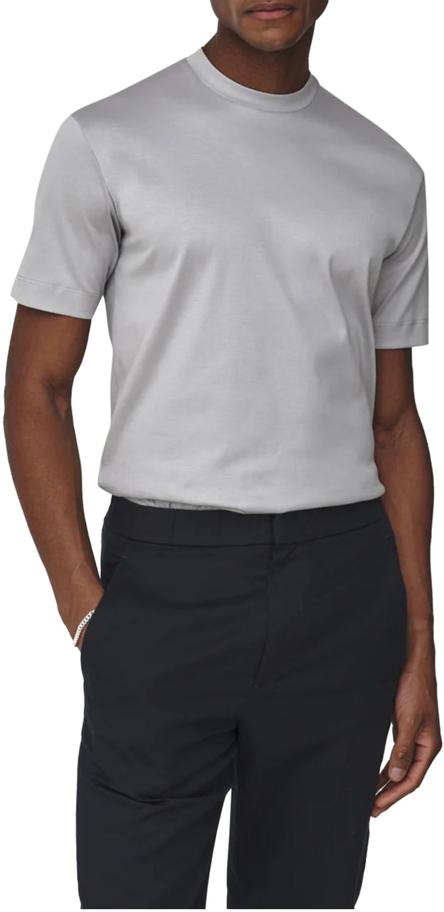 Valenza Valenza Interlock Supima T-shirts Grijs 1001 Grijs