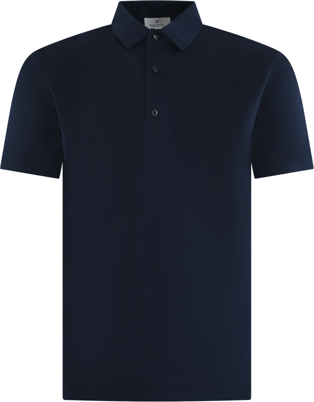 Valenza Heren Supima Polo Schiller Blauw Blauw