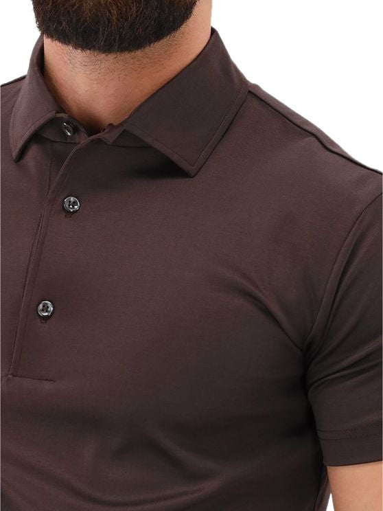 Valenza Valenza Polo Supima Polo Schiller Ebony Brown Bruin