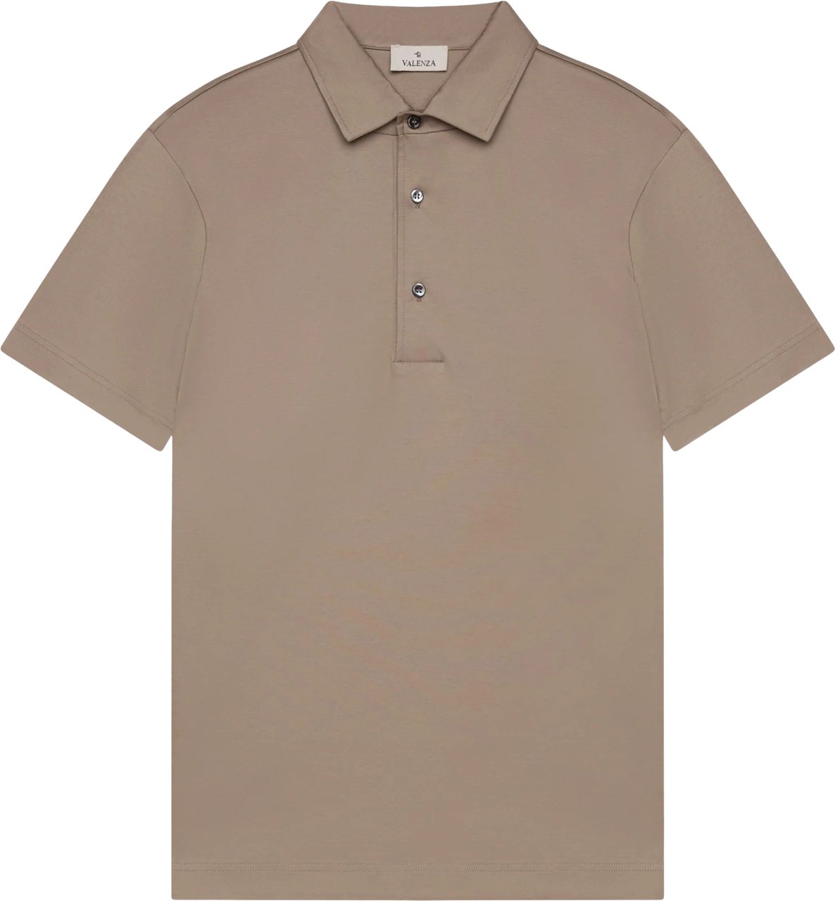 Valenza Supima Polo Schiller Collar S/s Polos Taupe 1005 Taupe