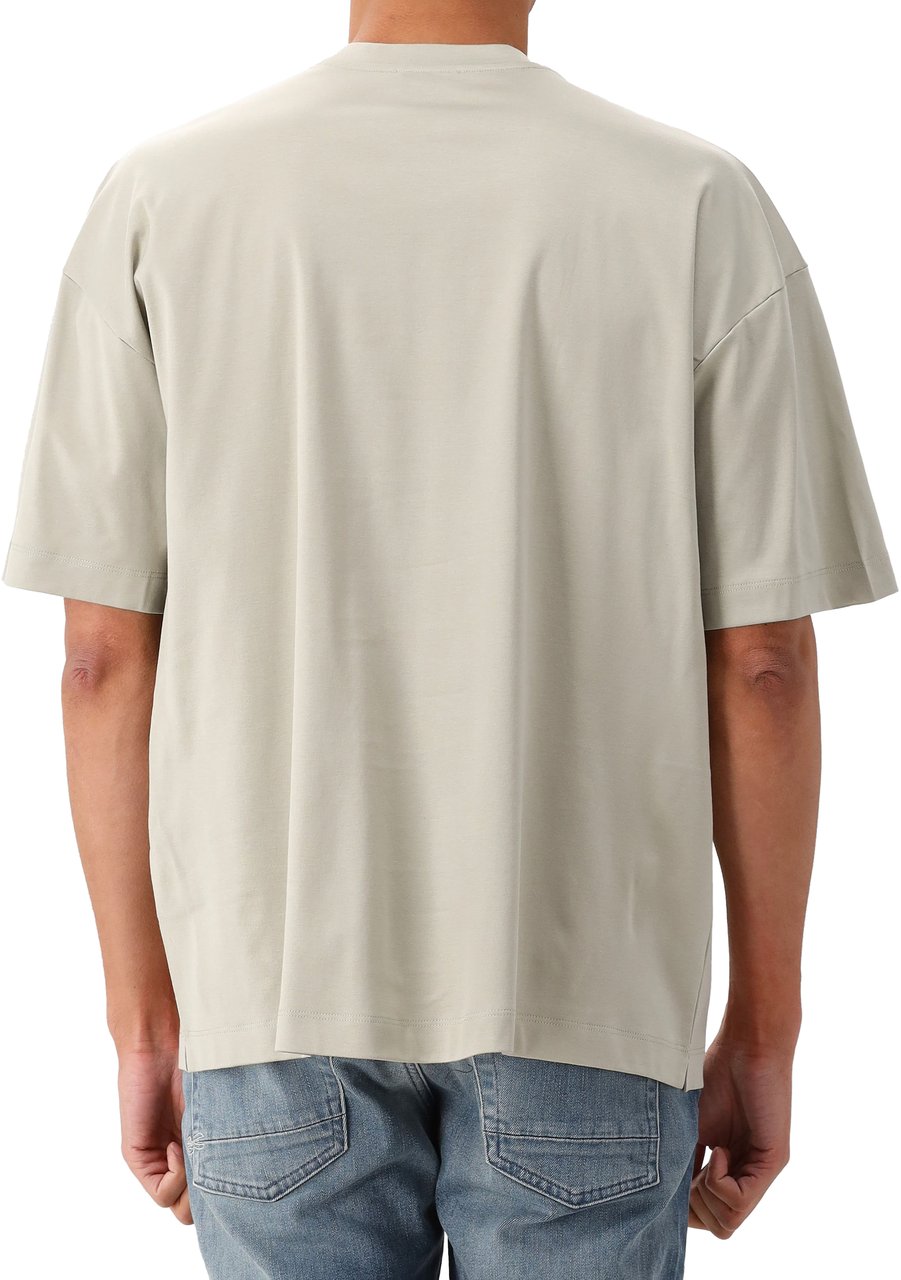 Valenza Valenza T-shirt Groen Interlock Supima Oversized Groen