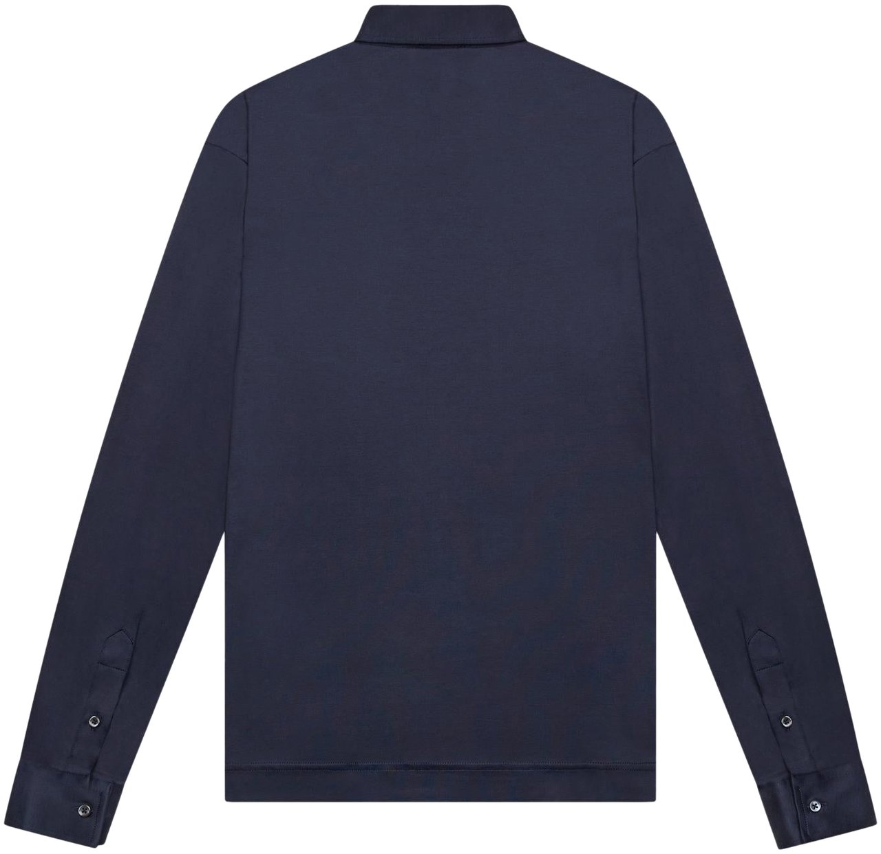 Valenza Heren Interlock Supima Shirt L/S Blauw
