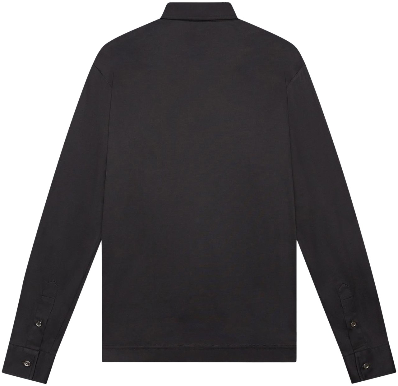 Valenza Heren Interlock Supima Shirt L/S Zwart