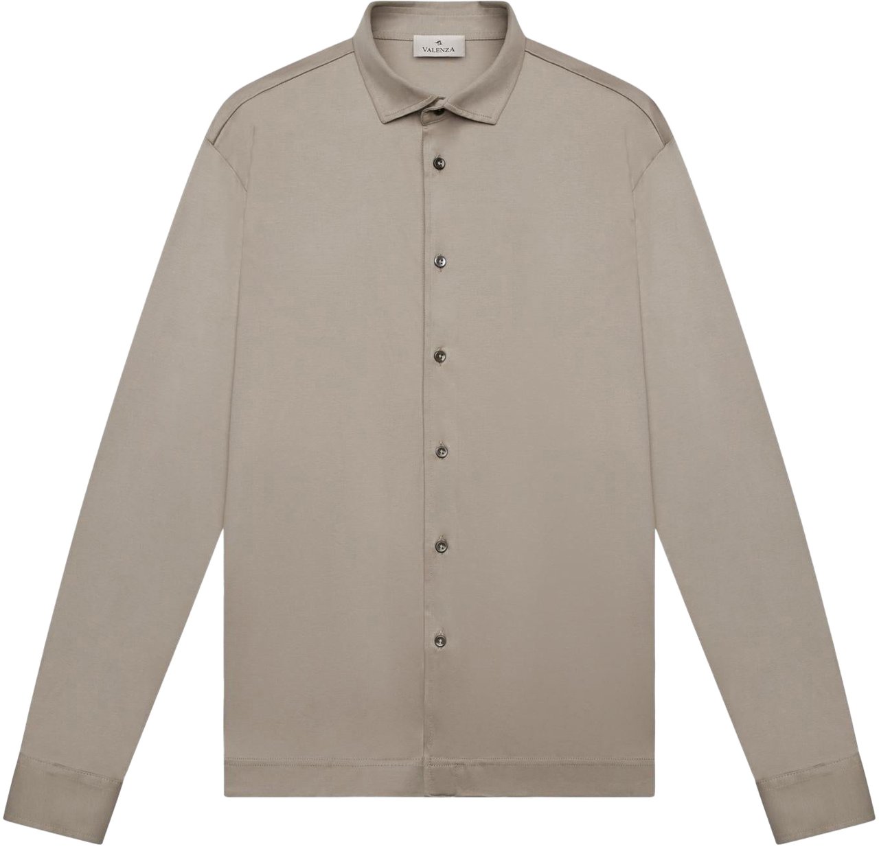 Valenza Heren Interlock Supima Shirt L/S Grijs