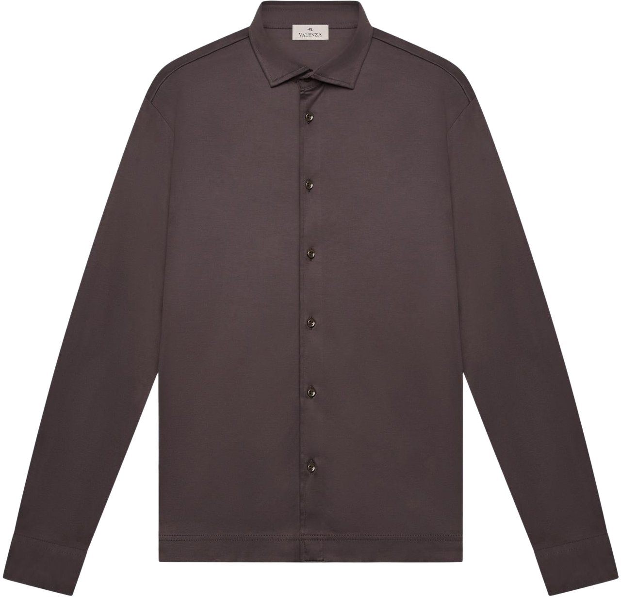 Valenza Heren Interlock Supima Shirt L/S Grijs