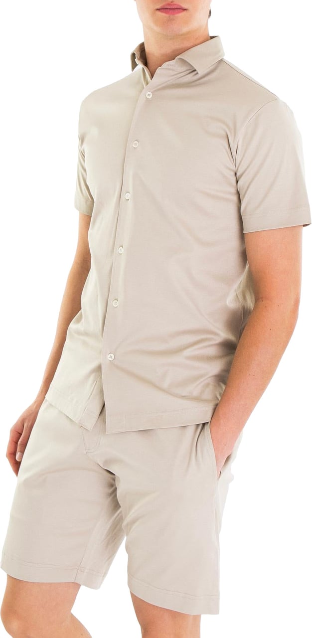 Valenza Heren Interlock Supima Shirt Beige Beige
