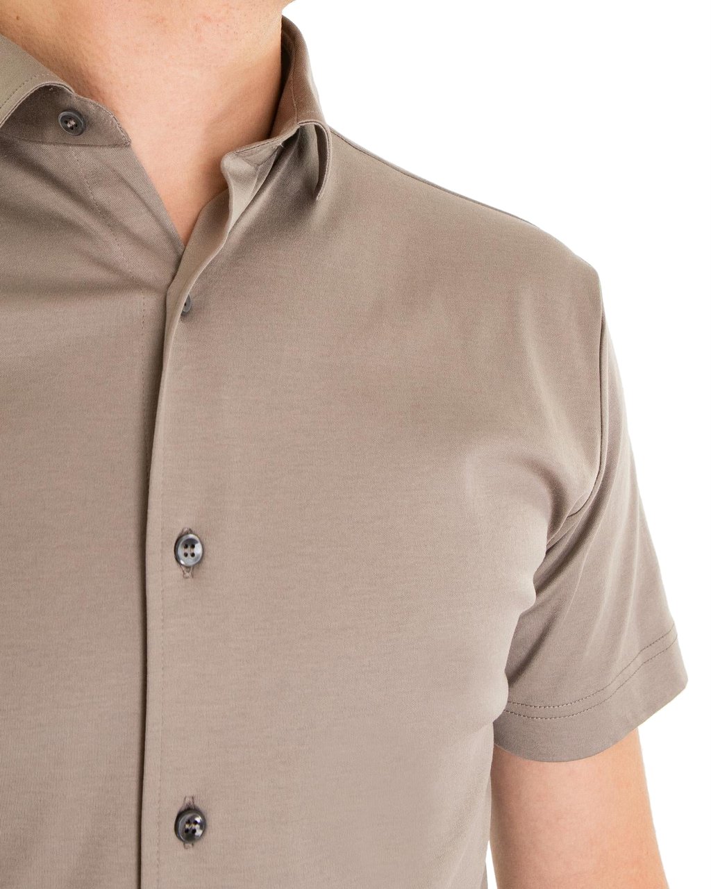 Valenza Heren Interlock Supima Shirt Grijs Grijs