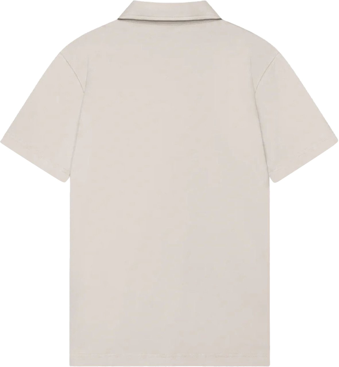 Valenza Valenza Supima Polo Zip Polos Creme 1049 Grijs