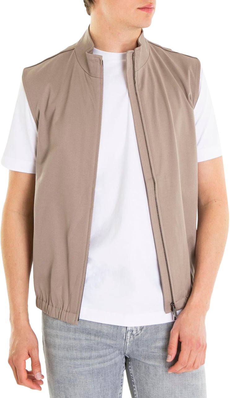 Valenza Heren Supima Bodywarmer Grijs/Beige Grijs