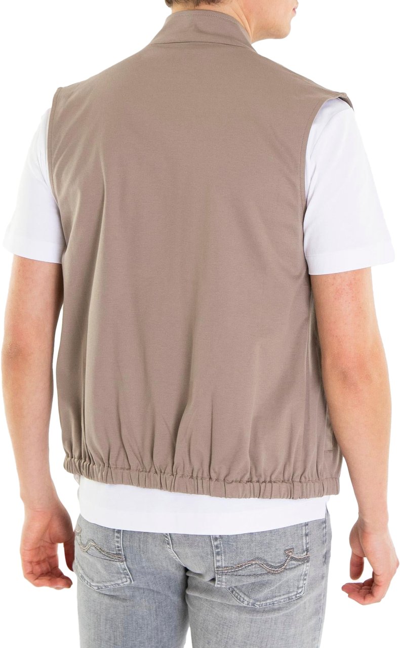 Valenza Heren Supima Bodywarmer Grijs/Beige Grijs