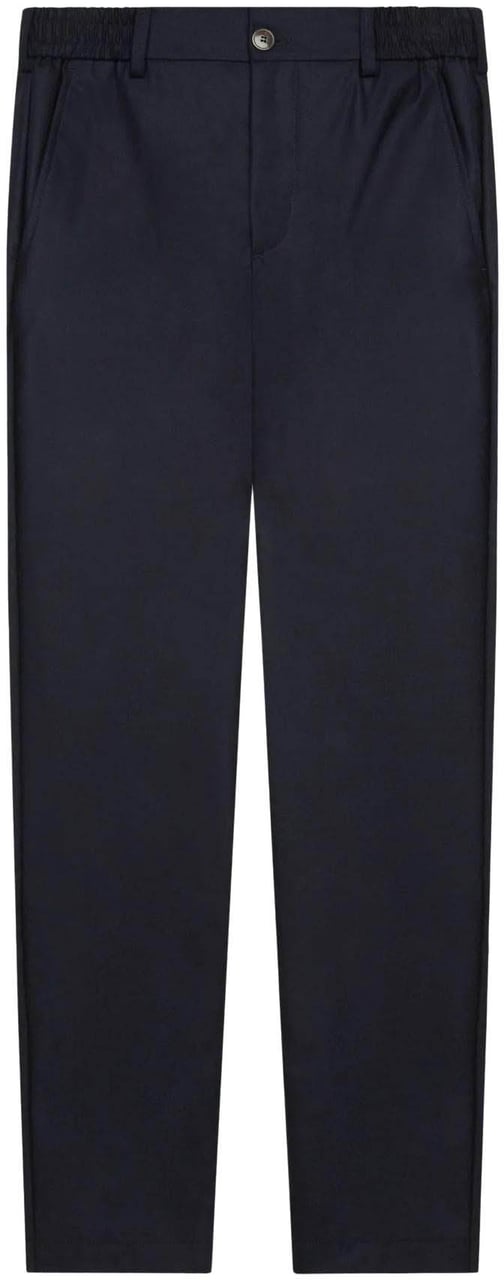 Valenza Heren Flannel Stretch Tapered Blauw Blauw