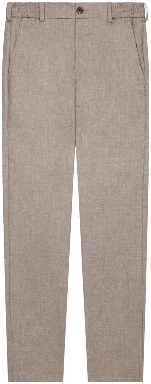 Valenza Heren Flannel Stretch Tapered Beige Beige