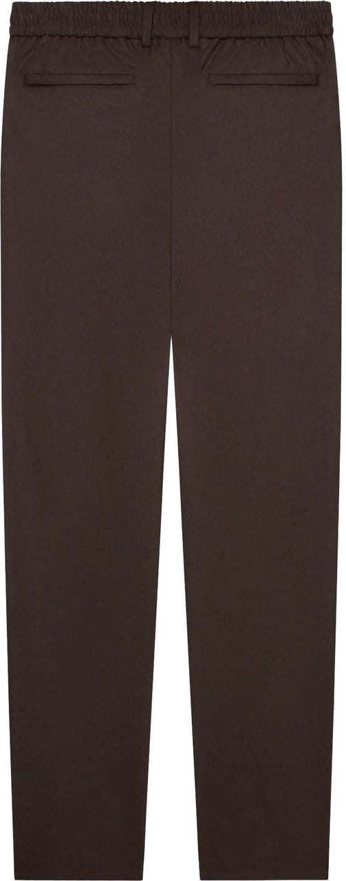 Valenza Heren Flannel Stretch Tapered Bruin Bruin