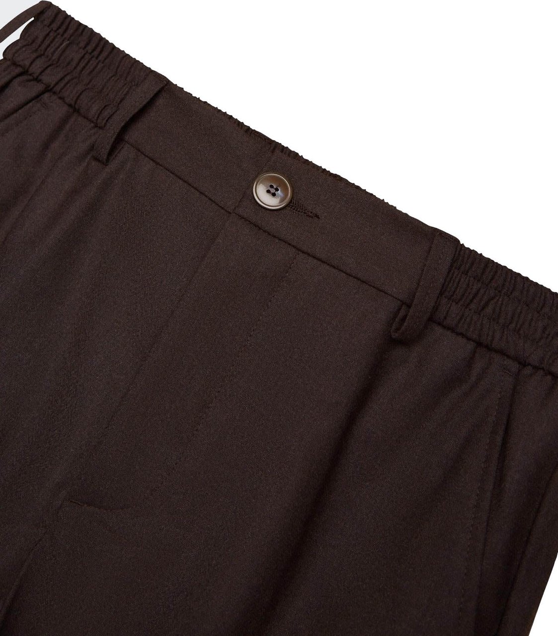 Valenza Heren Flannel Stretch Tapered Bruin Bruin