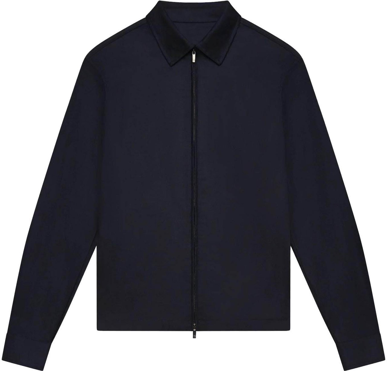Valenza Heren Flannel Stretch Overshirt Blauw