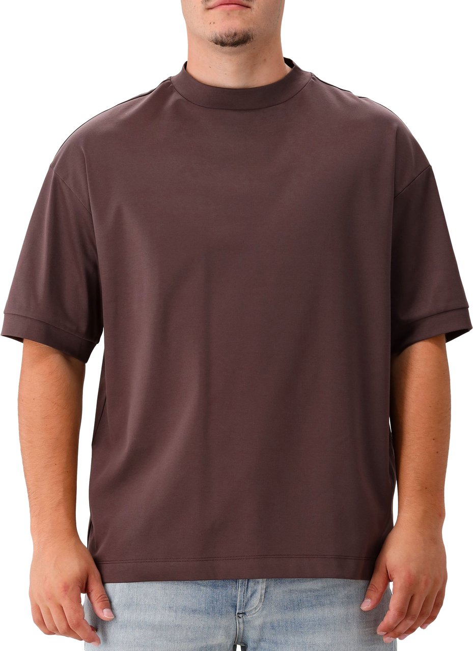 Valenza Valenza T-Shirt Bruin Heavy Supima Oversized Bruin
