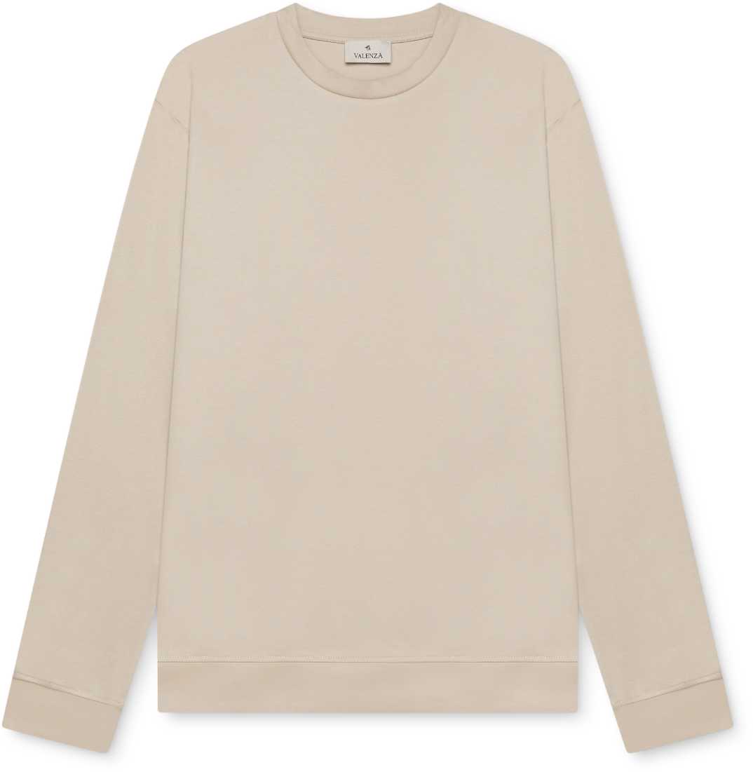 Valenza Heren Heavy Supima Sweater Beige Beige