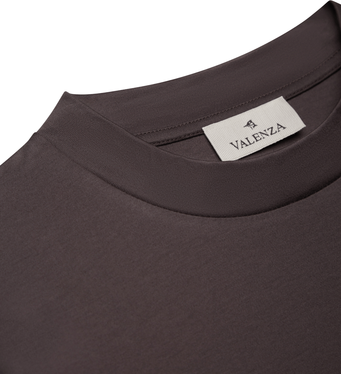 Valenza Heren Heavy Supima Sweater Grijs Grijs