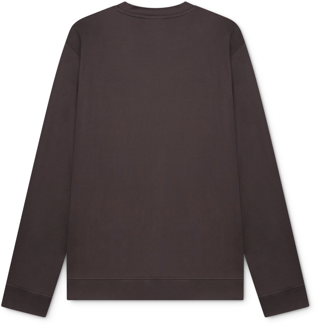 Valenza Heren Heavy Supima Sweater Grijs Grijs