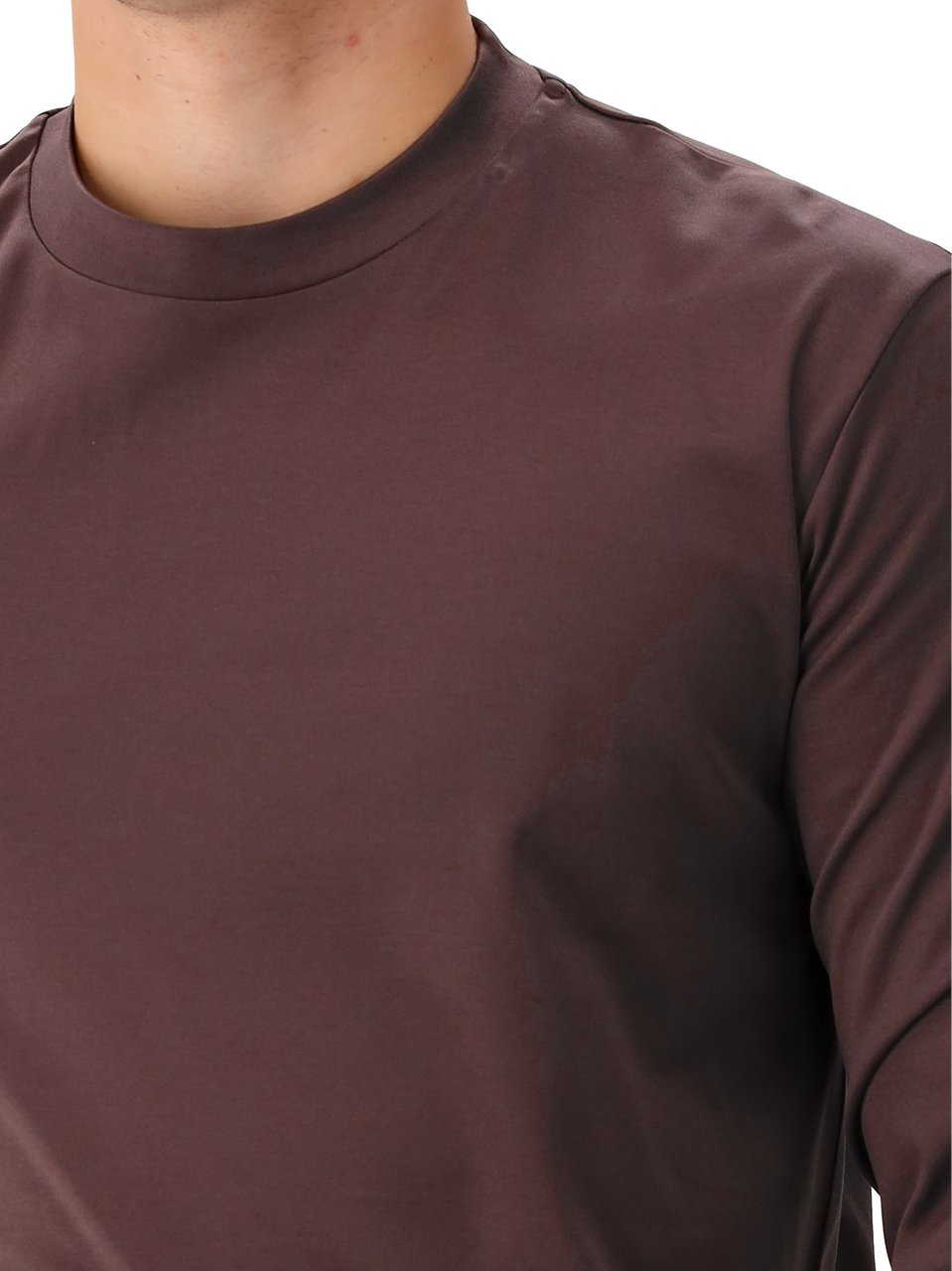 Valenza Valenza Longsleeve Bruin Heavy Supima Sweater Bruin