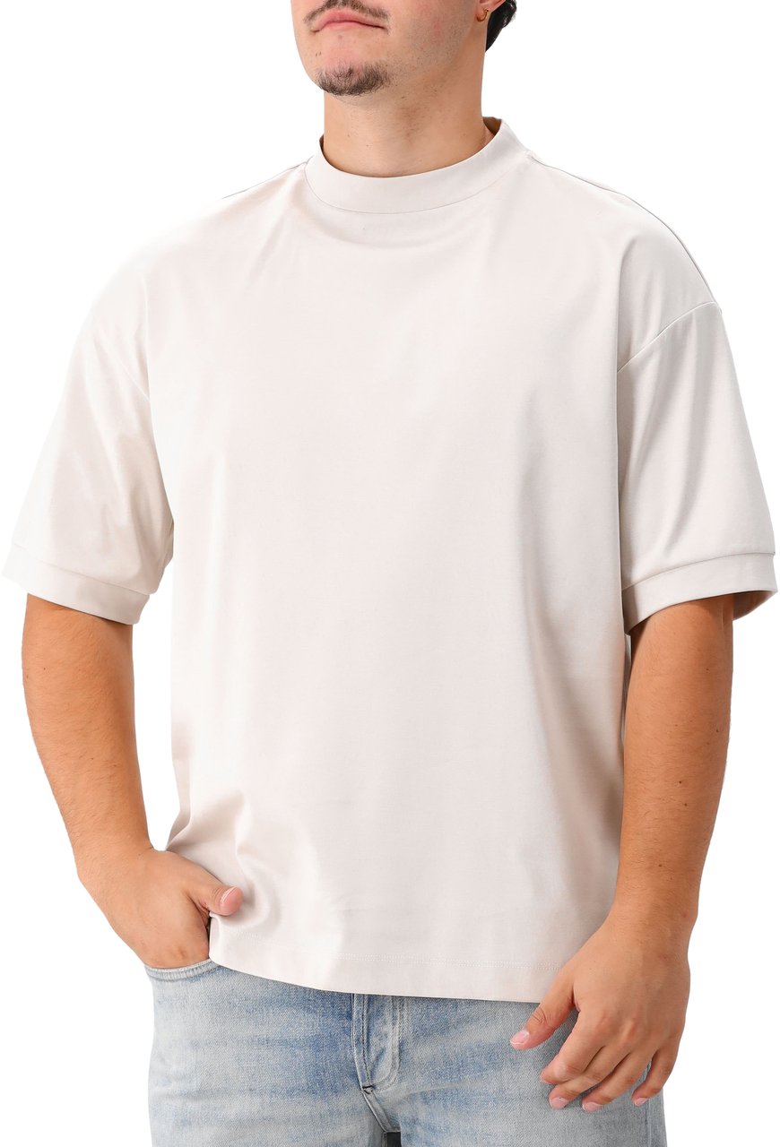 Valenza Valenza T-Shirt Beige Heavy Supima Oversized Beige