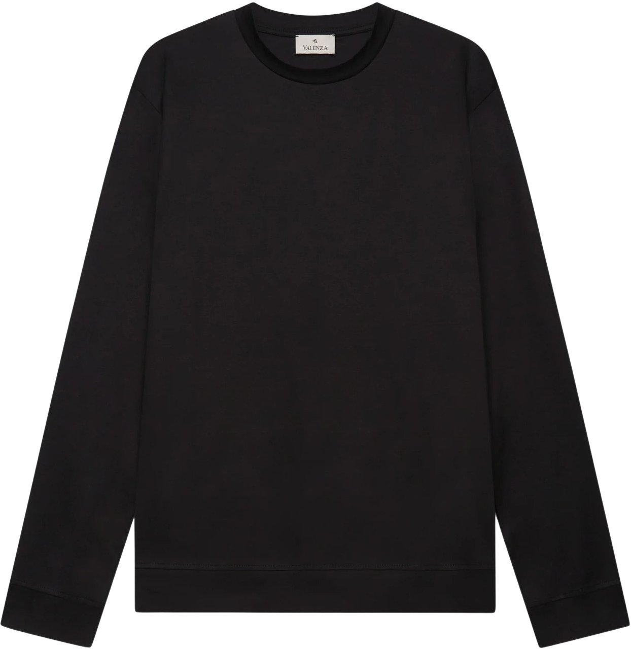 Valenza Heavy Supima Sweaters Zwart 1102 Zwart