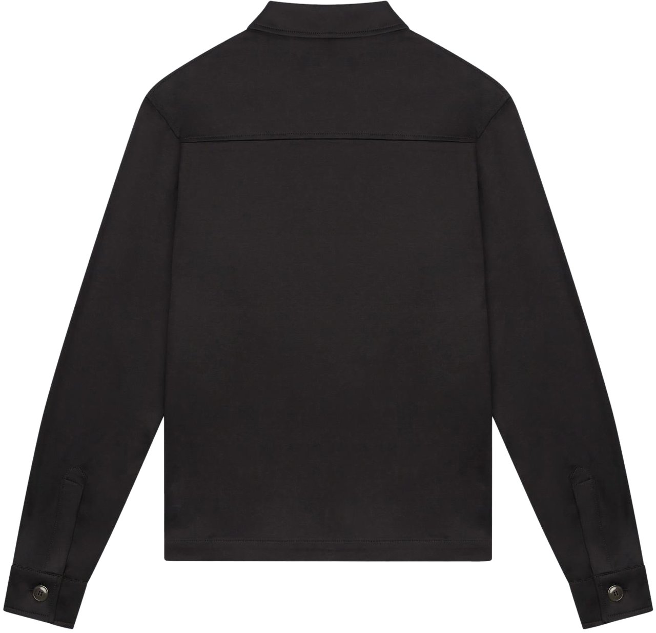 Valenza Heren Heavy Supima Overshirt Zwart