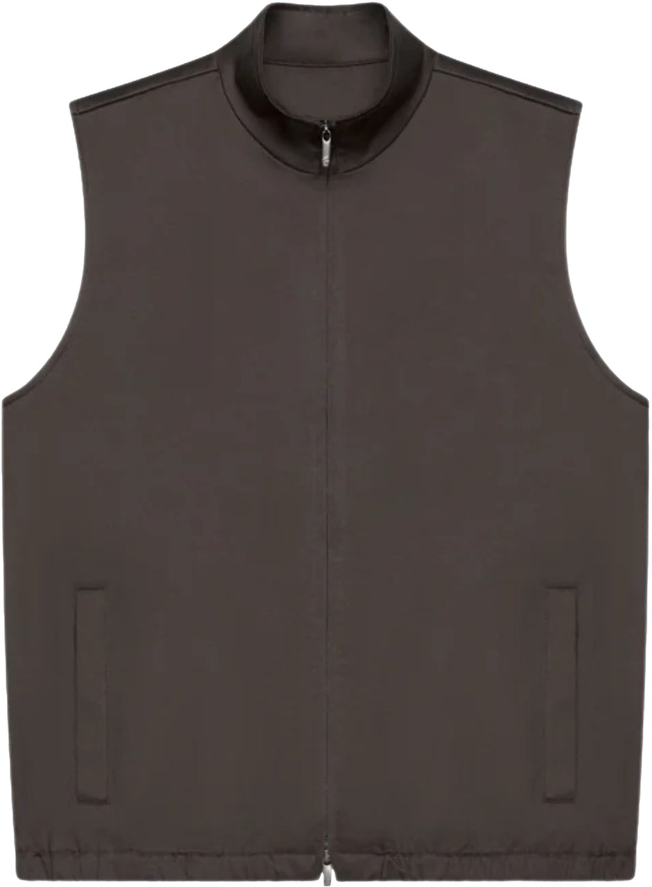Valenza Valenza 1104 Bodywarmers Donkergrijs Heavy Supima Grijs