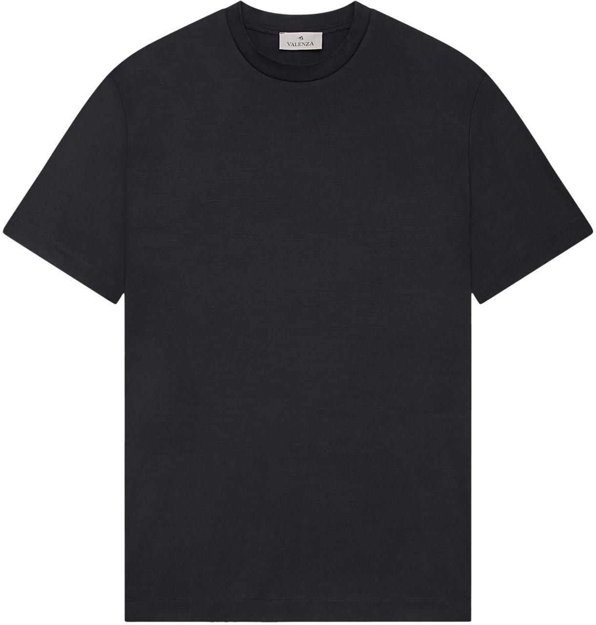 Valenza Heren Merino T-Shirt Crew Neck Blauw