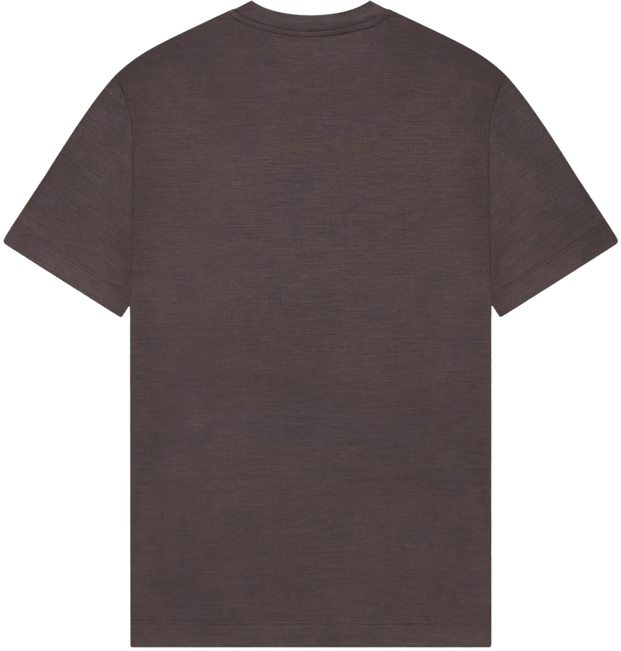 Valenza Heren Merino T-Shirt Crew Neck Bruin