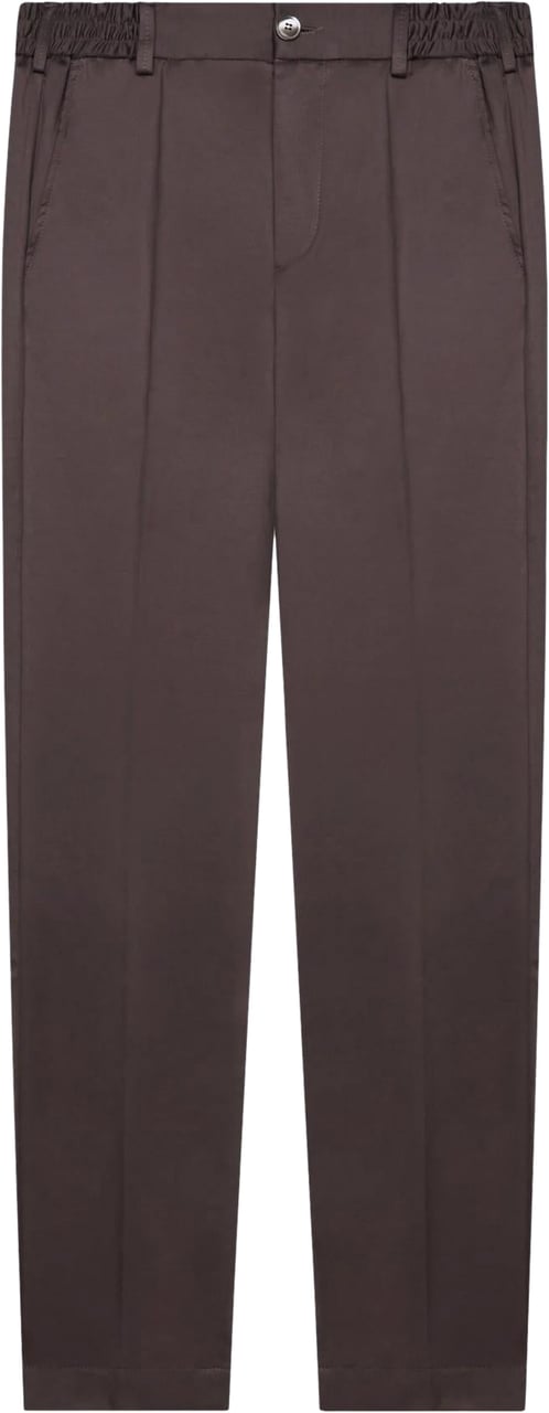 Valenza Heren Supima Tapared Trousers Grijs