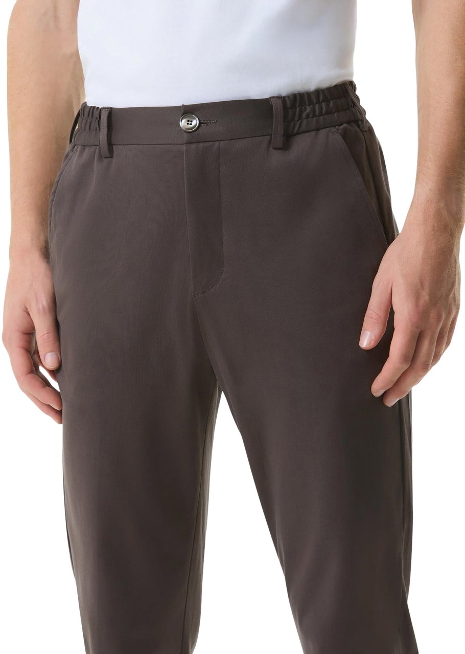 Valenza Heren Supima Tapared Trousers Grijs