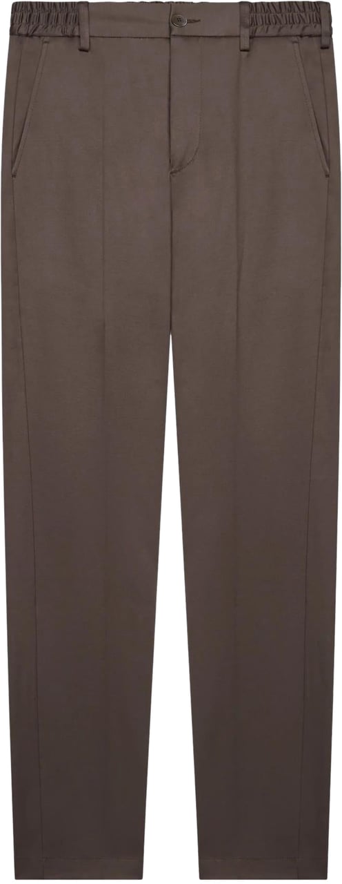 Valenza Heren Supima Tapared Trousers Bruin