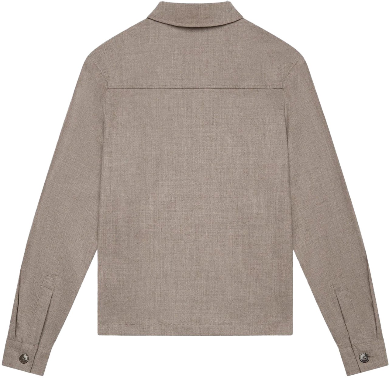 Valenza FLANNEL STRETCH OVERSHIRT LIGHT BEIGE Beige