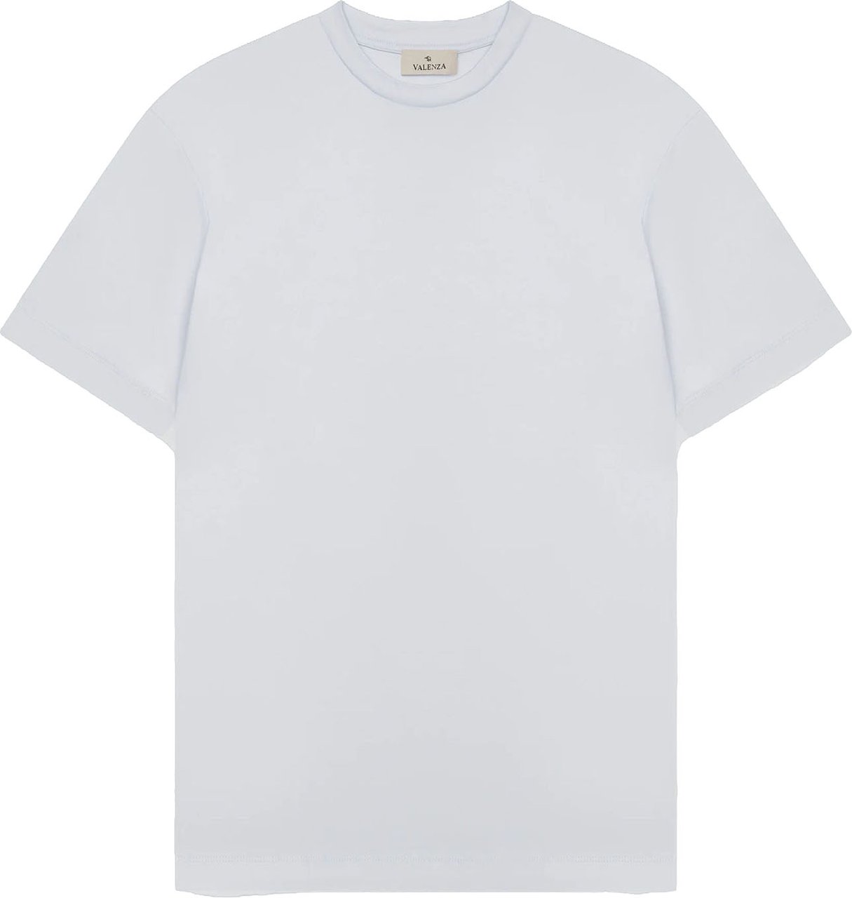 Valenza Interlock Supima T-Shirt Angel Blue Blauw