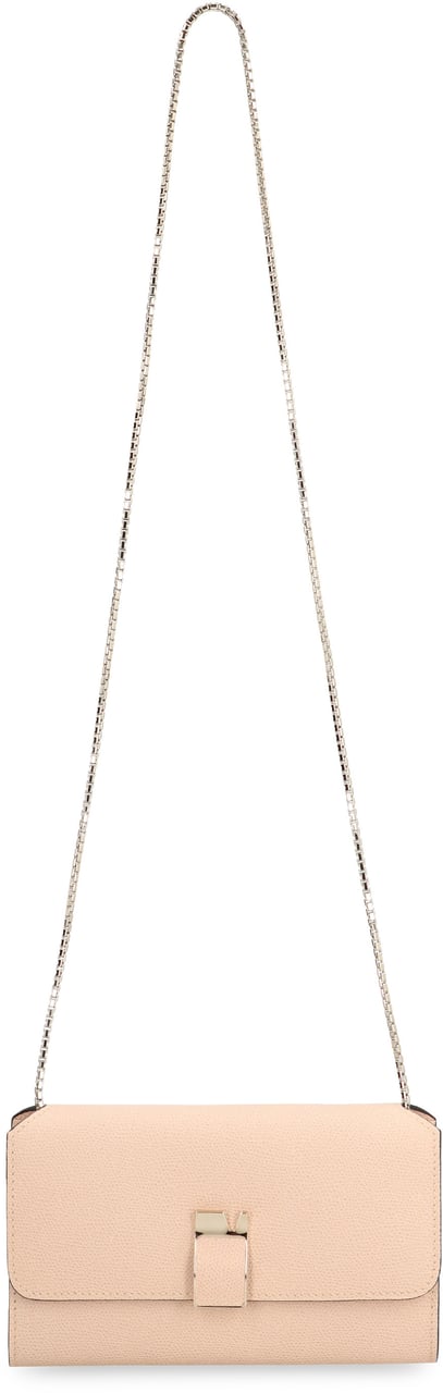 Valextra Nolo Leather clutch Roze