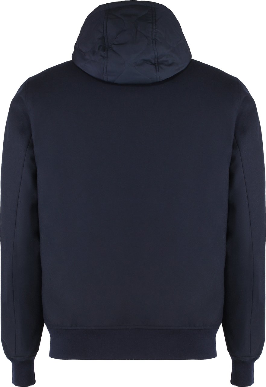 Valstar Valstarino Knitted bomber jacket Blauw